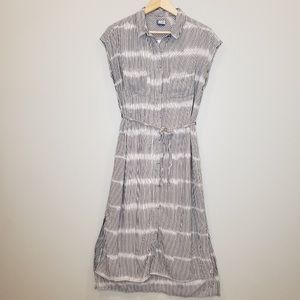 Kavu Long Button Up Dress in Sea Salt